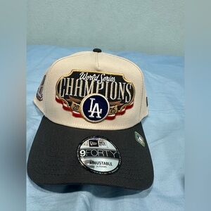 Los Angeles Dodgers New Era 2025 World Series Champions Locker 9FORTY Snap Back
